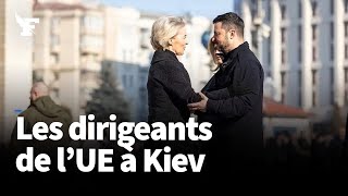 Ukraine: les dirigeants de l'UE arrivent à Kiev pour le troisième anniversaire de l'invasion russe