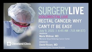 Rectal Cancer: Why Can't It Be Easy?