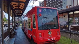 鹿児島市電（涙橋～鴨池）23年6月19日撮影　Kagoshima City Tram (Namidabashi~Kamoike)