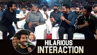 Ram Charan and NTR Hilarious Interaction With Sivakarthikeyan | RRR Tamil Pre Release Event