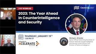 Webinar with NCSC Director Michael Orlando: 2023 Counterintelligence and Security