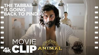 ANIMAL SCENE #16: The Tabbar Is Going Back To Pind💔 | Ranbir K, Rashmika, Sandeep V, Bhushan K