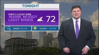 DFW weather: Humidity, warmth, rain chances expected to end week