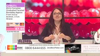 Abalone Flat Pears and White Pearls for jewellery making: JewelleryMaker LIVE 30/04/2015