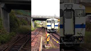 【キハ 47】【構内踏切】を通過します。#shorts #JR #列車