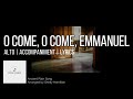 O Come, O Come Emmanuel | Alto | Vocal Guide by Sis. Andrea Martinez