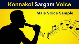 Konnakol Sargam Voice | Male Voice Sample