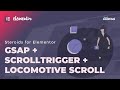 GSAP + ScrollTrigger + Locomotive Scroll in Elementor (no PRO needed)