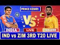 🔴India vs Zimbabwe, 3rd T20I - Live Cricket Score & Commentary | Zimbabwe vs India Live Commentary