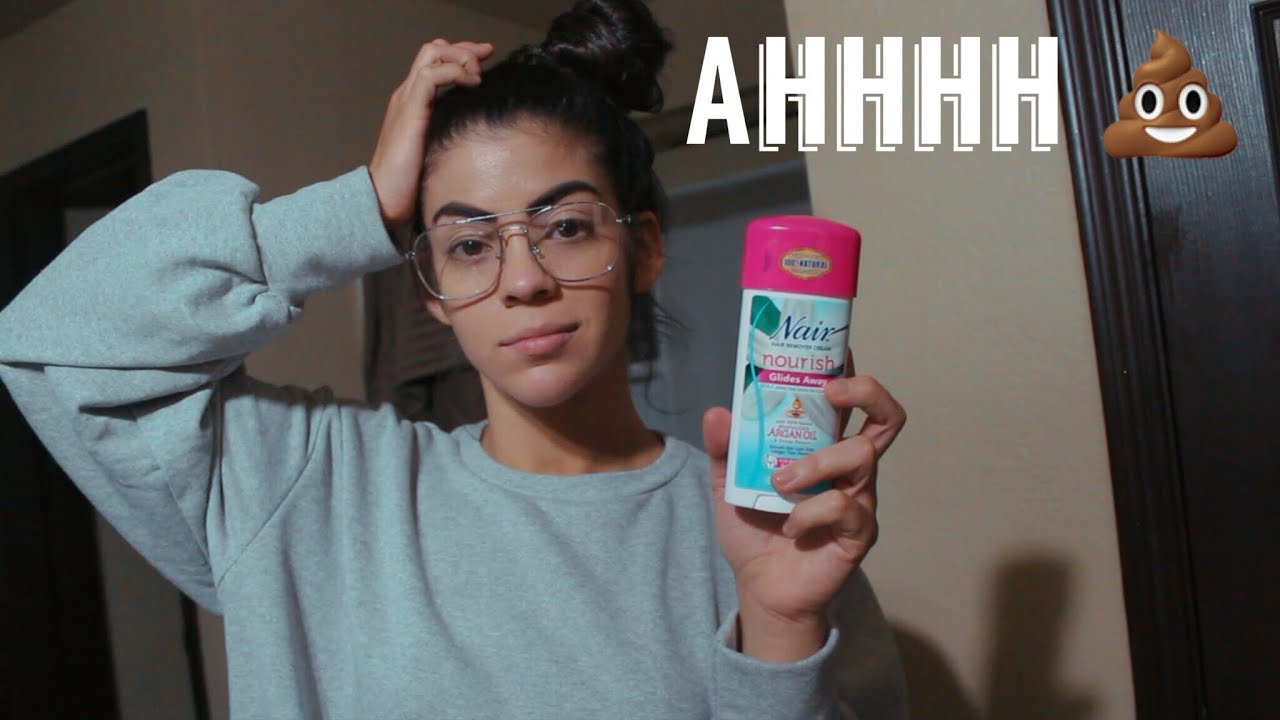 Trying Out Nair Hair Removal Down There Youtube