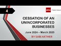 ACCA I Advanced Taxation (ATX-UK) I Cessation of Unincorporated Business - ATX Lecture 4 I FA 2023