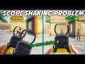 scope shaking problem in bgmi | full solution🔥|no more unwanted movement | #bgmi #pubgm