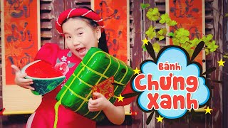 Bé Ellie Khánh Ngọc 🍓 Bánh Chưng Xanh 🍓Nhạc Thiếu Nhi Cho Bé 🍓 Nhacpro Kids 🍓 Mầm Chồi Lá