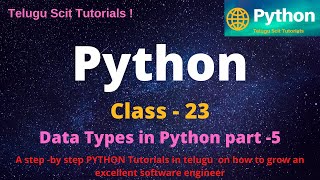 Python||Class-23|Type casting Part-1||Python Tutorial for Beginners - in Telugu and English