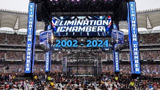 All Of Elimination Chamber WWE Match Card Compilation (2002 - 2024)