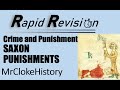 GCSE History: Crime and Punishment-  Anglo Saxon Punishments