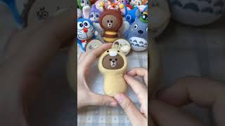 Felted Wool Toys | Kawaii DIY Toys |Satisfying Craft Needle Felting #shorts #viral #tiktok