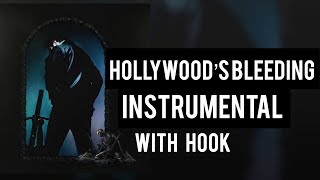 Post Malone - Hollywood's Bleeding (Instrumental with Hook) BEST ON YOUTUBE