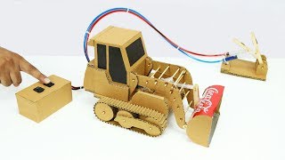 How To Make Remote Control Hydraulic Bulldozer From Cardboard How To Make Remote Control Hydraulic Bulldozer From Cardboard