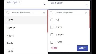 Single & Multi-Select Dropdown | Angular