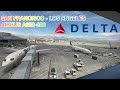 @Delta Flying from San Francisco to Los Angeles - No Drinks Service provided