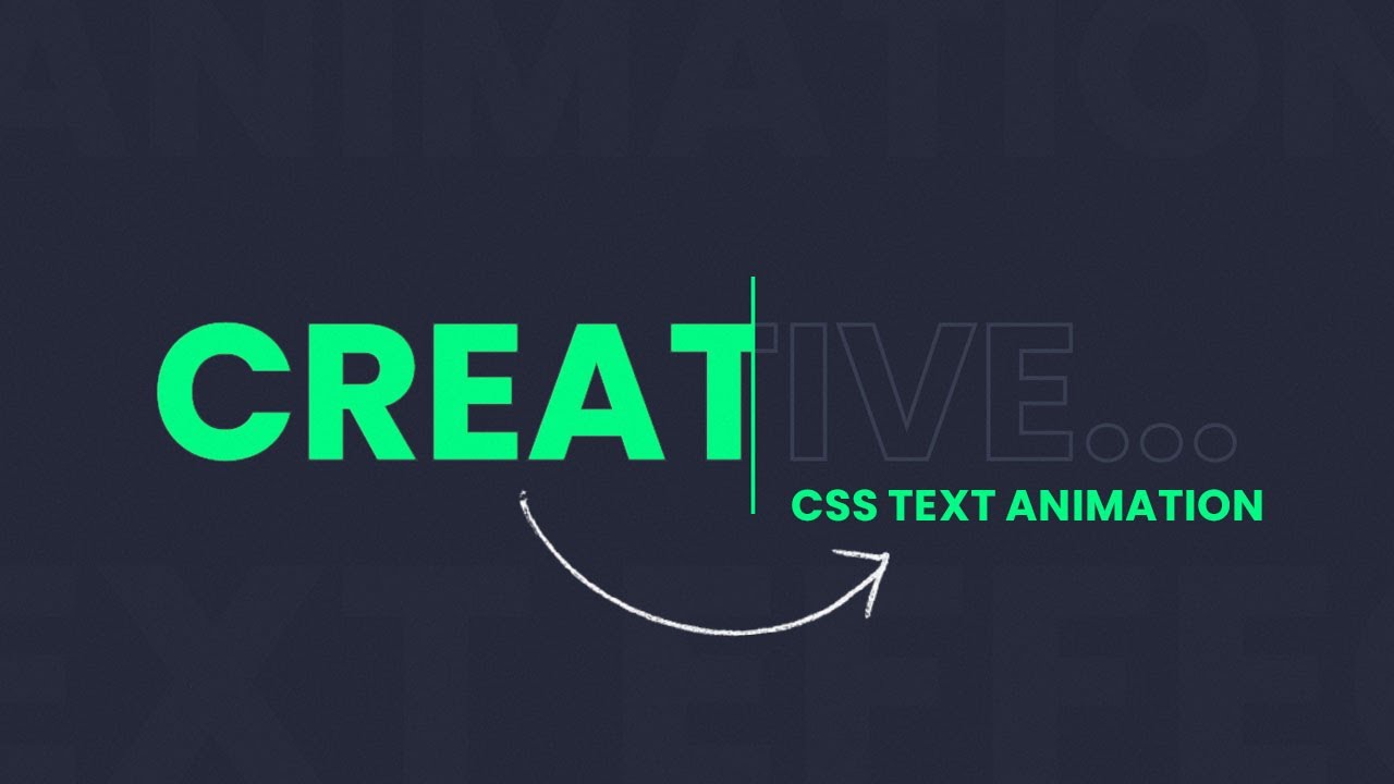 CSS Creative Text Animation Effects | Amazing Animated Text Using HTML ...