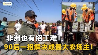 非洲也有招工难！90后非洲种地招不到工人，解决后成最大农场主！