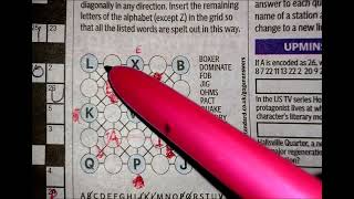 Gogen - 24/3/23 Evening Standard puzzle (process of elimination)