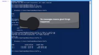 Powershell Compiling in 2 Steps using cl and link
