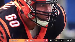 Bengals#86 (Schreck) Get Blown Up By Bills#41 (Brorders)