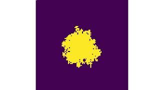 Basic simulation project of random surface growth in Python