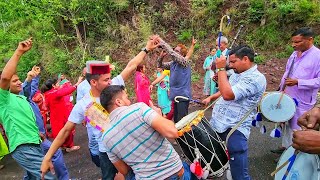 Mandyali Nati Non Stop // Solid Baja/Dhamal/Himachali Wedding Dhol Baja // Dharampur Mandi |