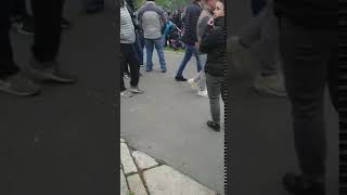 Pijani demonstranti na protestu u Beogradu (1)