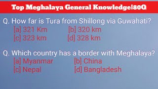 Top Meghalaya General Knowledge||Multiple choice||AB|UB|Constable|Job Exam||