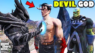 DEVIL GOD Biggest Fight With LUCIFER in GTA 5 | SHINCHAN and CHOP