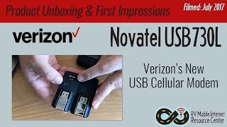 Verizon Novatel USB730L - USB Cellular Modem | Product Unboxing