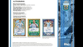 #Jubil0 BGBPB サッカー 2023 TOPPS ARGENTINA FILETEADO Box トップス サッカーカード BROG水道橋 トレカ開封動画 ボックス開封 SOCCER メッシ