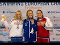 Women's 100m backstroke S12 | Victory Ceremony | 2014 IPC Swimming European Championships