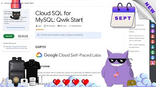 Cloud SQL for MySQL: Qwik Start | #2025 | #GSP151 |#qwiklabs |#Solution
