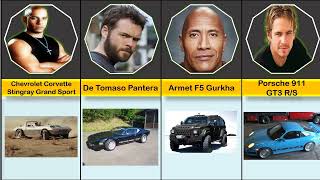 ALL CARS OF FAST FIVE