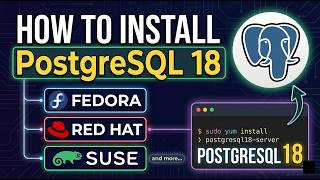 How to install PostgreSQL 18 on Linux