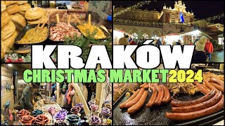 KRAKÓW Christmas Market 2024 - Jarmark Bożonarodzeniowy 2024 Kraków - Poland [4k]