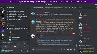 CircuitPython Weekly Meeting for August 25, 2025 @circuitpython #circuitpython #adafruit