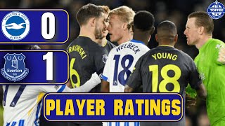 Brighton 0-1 Everton | Player Ratings