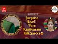 Sudden Live with Hayagrivas Silk House!!! #puresilksarees #vairaoosisilksaree