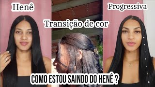 Saindo do henê|progressiva|transição de cor @beatrizgoudart