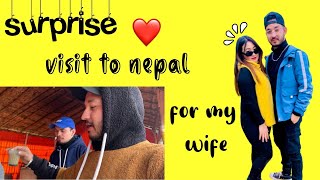 Surprise visit to Nepal for my wife || raadeep