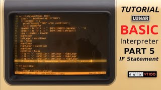 Programming a BASIC Interpreter in Python: IF Statement