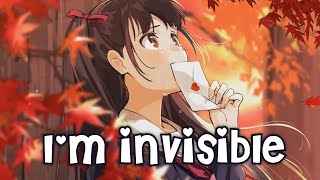 Nightcore - Invisible - (Lyrics)