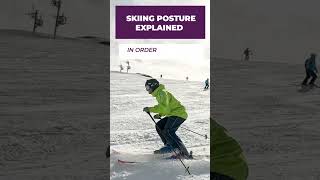 Skiing Posture Explained #howtoski